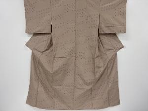 リサイクル　絣柄織り出し米沢紬着物